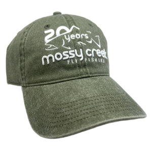 Mossy Creek 20 Year Hat Light Olive - Mossy Creek Fly Fishing