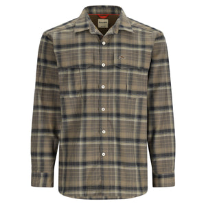 Simms Coldweather Shirt Hickory Asym Ombre Plaid - Mossy Creek Fly Fishing