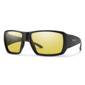 Smith Guides Choice S Matte Black ChromaPop Glass Polarized Low Light Yellow Sunglasses - Mossy Creek Fly Fishing